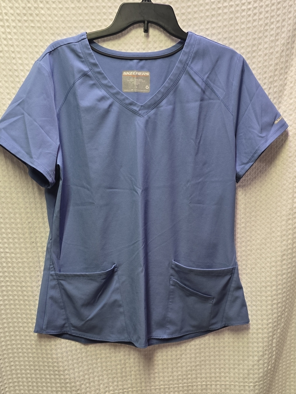 Set Of 3: Skechers Women's V-Neck Scrub Top - Large